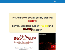 Tablet Screenshot of ent-wicklungen.de